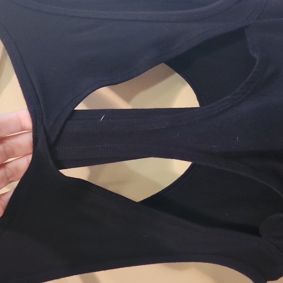 Fabletics Long Black Tank Top Style Dress Size Small - Picture 7 of 9